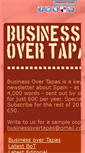 Mobile Screenshot of businessovertapas.com